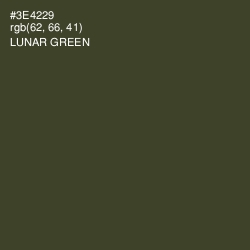 #3E4229 - Lunar Green Color Image